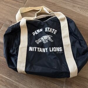 Vintage Blue Penn State Nittany Lions Duffle Bag 18" Tote 2